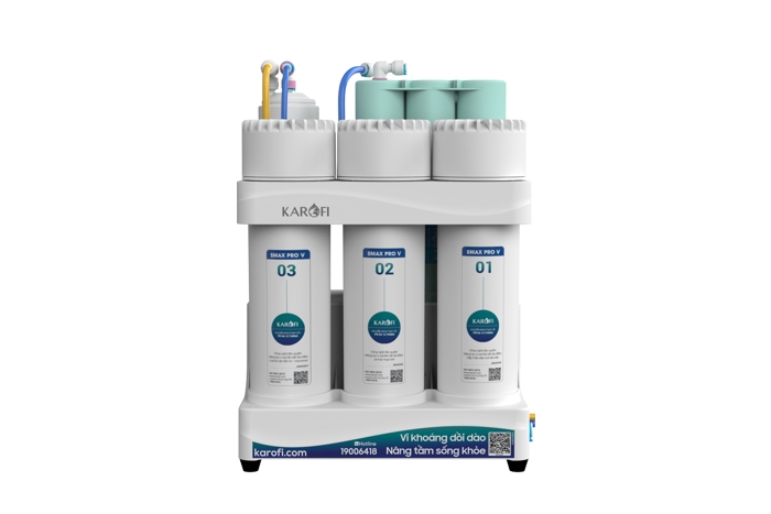 Máy lọc nước RO Karofi KAQ-U05 Pro 10 lõi